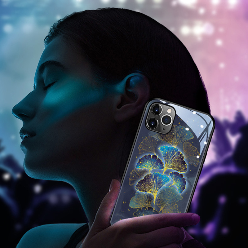 Colorful Glowing Incoming Call Flash Intelligent Voice Control Phone Case